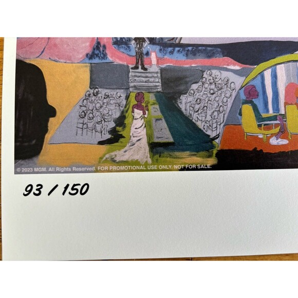 Lot Of 3 2023 Promotional MGM Lithographs #93 Numbered 93/150 Alien Home - Rare! - Picture 3 of 9